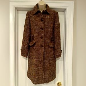 Nine West Tweed Dress Coat. Size Small.